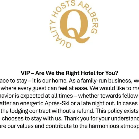 호텔 Quality Hosts Arlberg - Anton